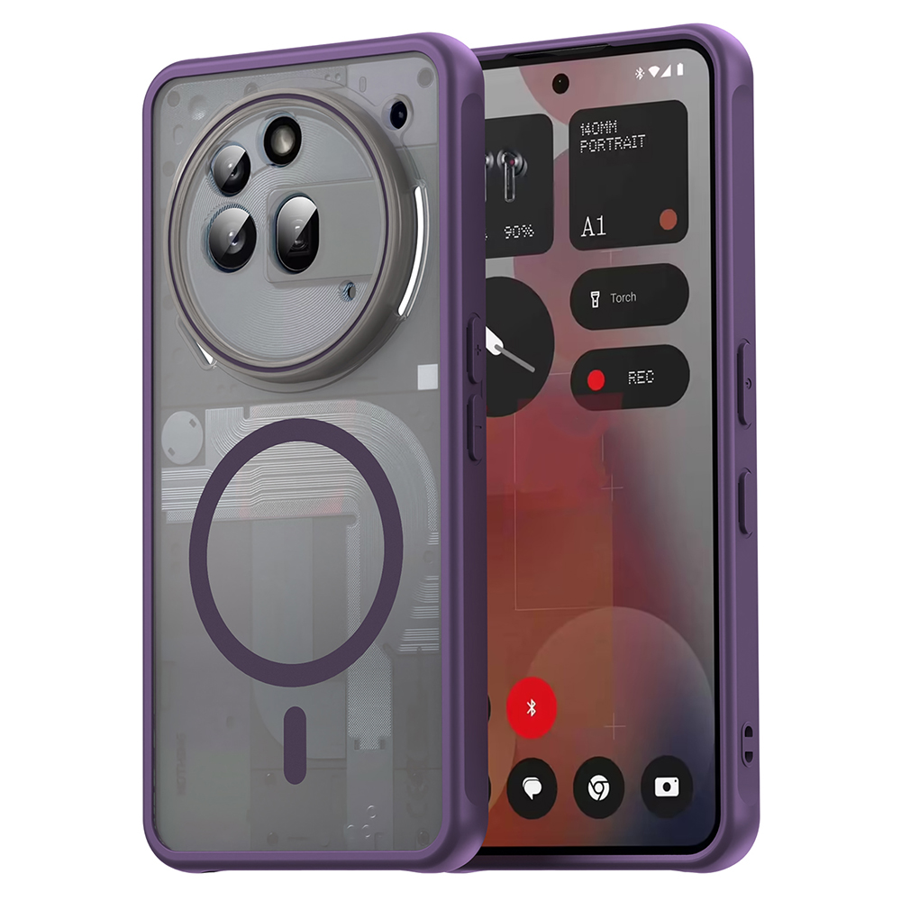Techsuit HaloFrost II MagSafe pro Nothing Phone (3a) Pro fialová