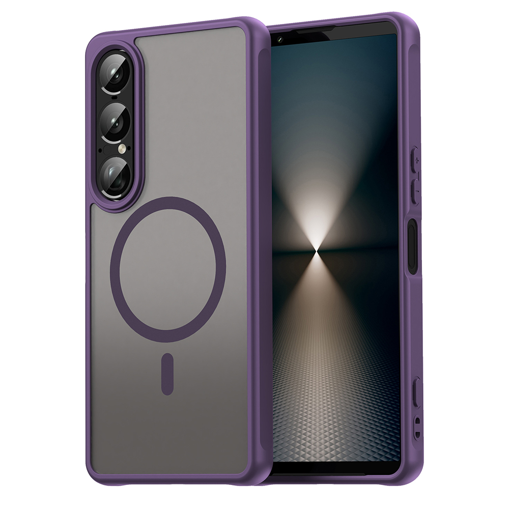 Techsuit HaloFrost II MagSafe pro Sony Xperia 1 VII fialová