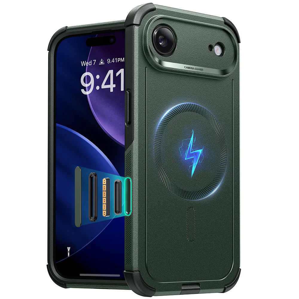 ESR Cyber Halolock pro iPhone 17 Air zelený