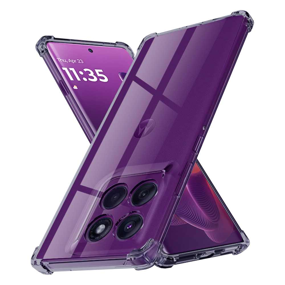 Techsuit Shockproof silikonový obal Motorola Edge 60 Pro kouřově černý