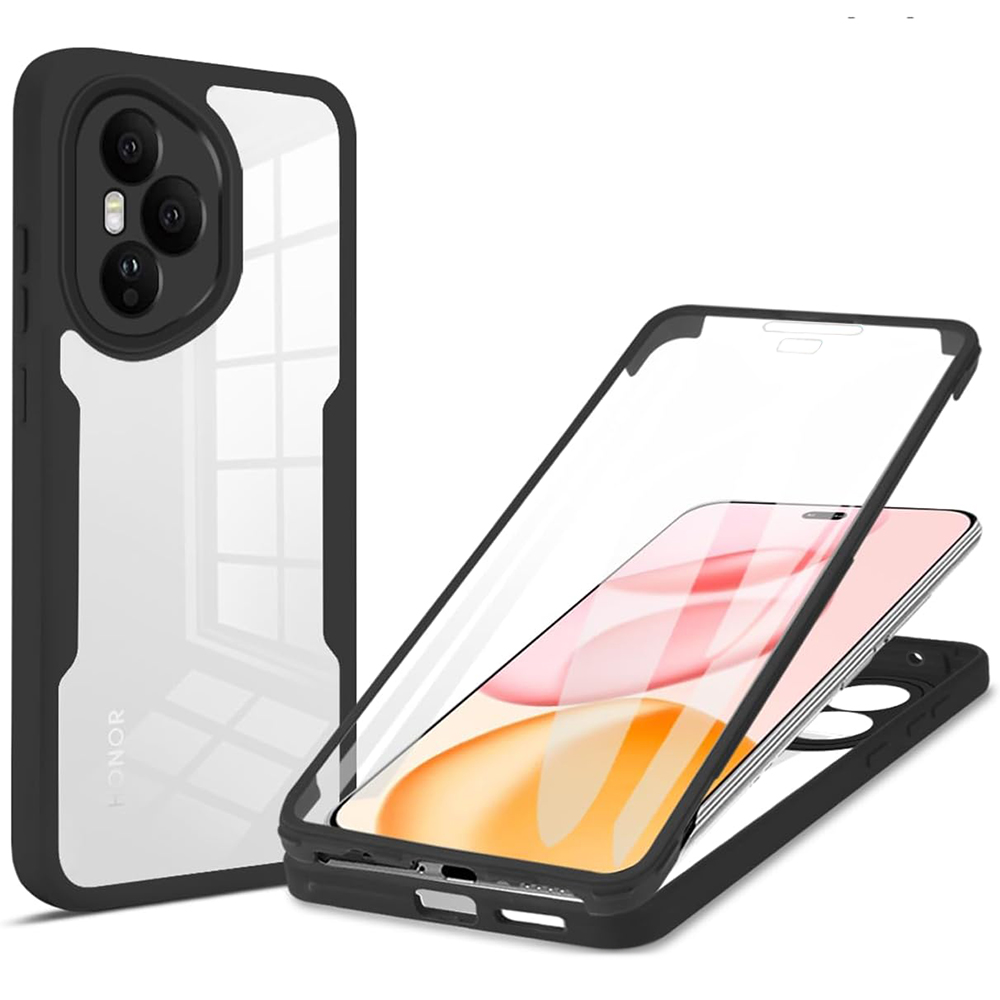 Techsuit ColorVerse 360 Series + Ochranná fólie Honor 400 Pro černá