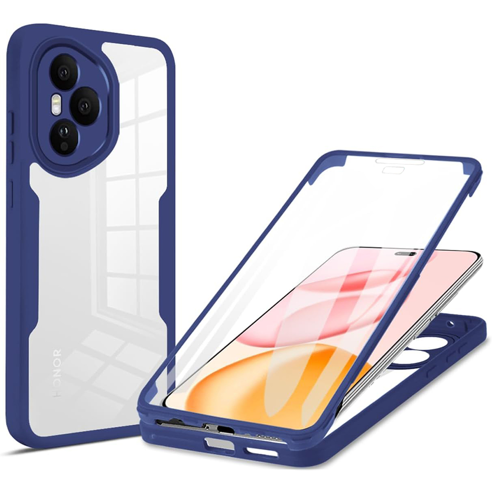 Techsuit ColorVerse 360 Series + Ochranná fólie Honor 400 Pro Modrá