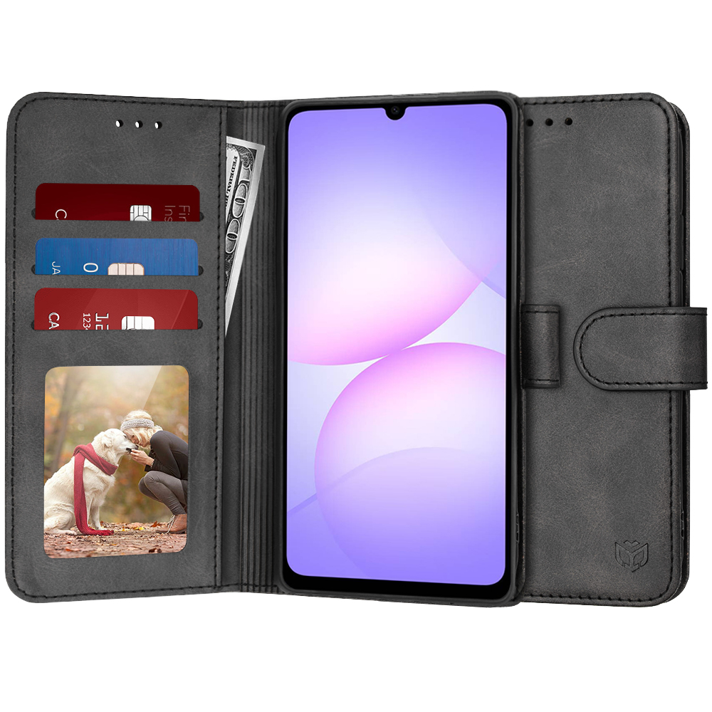 Pouzdro na deník Samsung Galaxy A07 4G černé