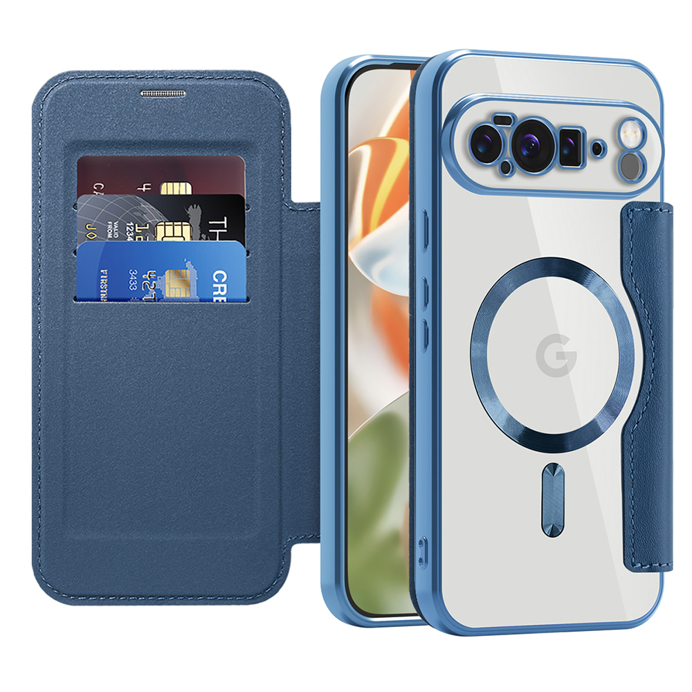 Pouzdro Techsuit SmartMag Book pro Google Pixel 10 Pro XL modré