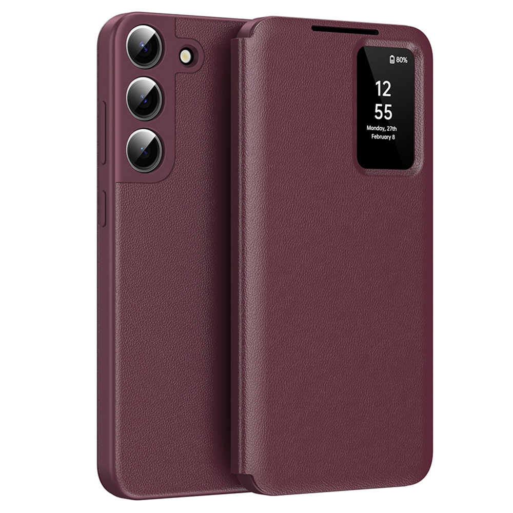 Techsuit SmartView Series pro Samsung Galaxy S22 Plus 5G červená