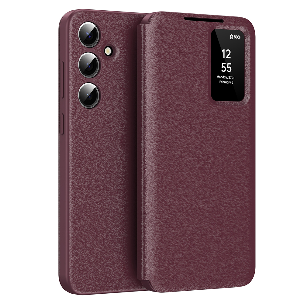 Techsuit SmartView Series pro Samsung Galaxy A55 5G červený