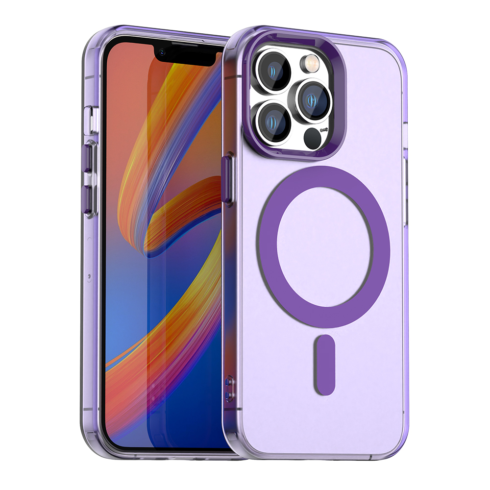 Techsuit CandyCase MagSafe pro iPhone 12 Pro Max fialová