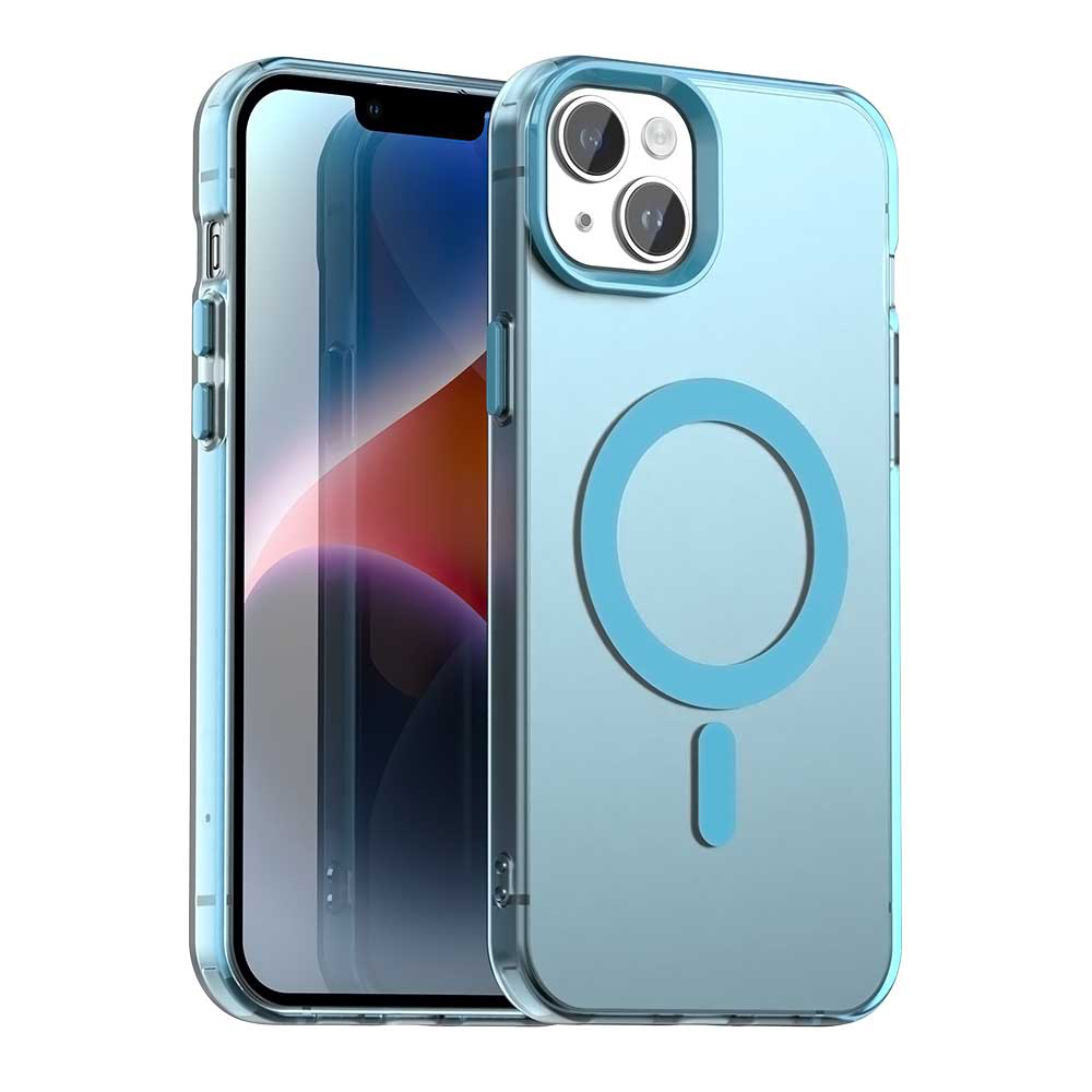Techsuit CandyCase MagSafe pro iPhone 13 modrá