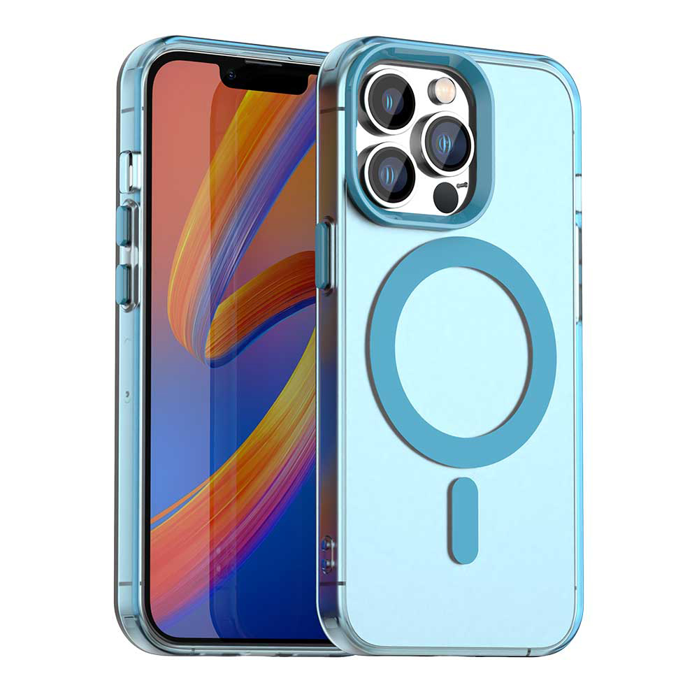 Techsuit CandyCase MagSafe pro iPhone 13 Pro modrá