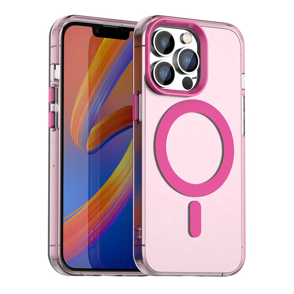 Techsuit CandyCase MagSafe pro iPhone 13 Pro Max růžová