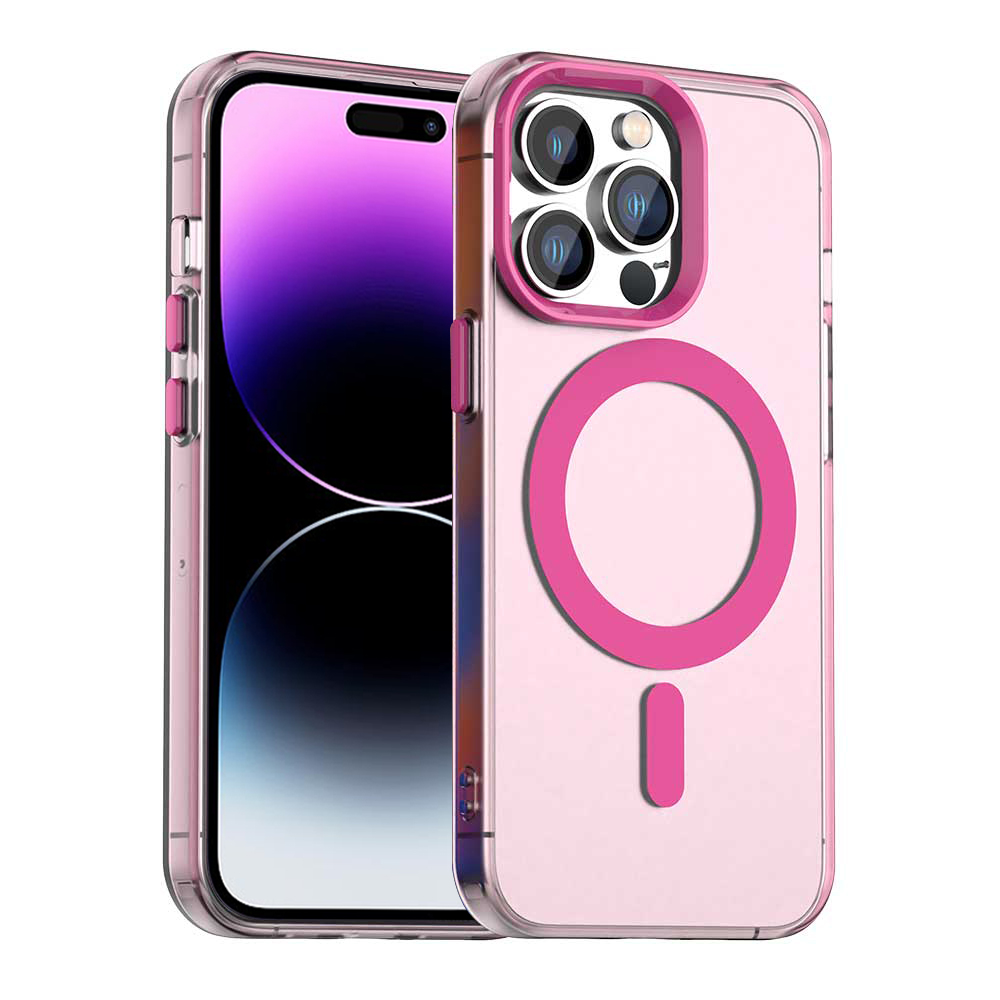 Techsuit CandyCase MagSafe iPhone 14 Pro Max růžová