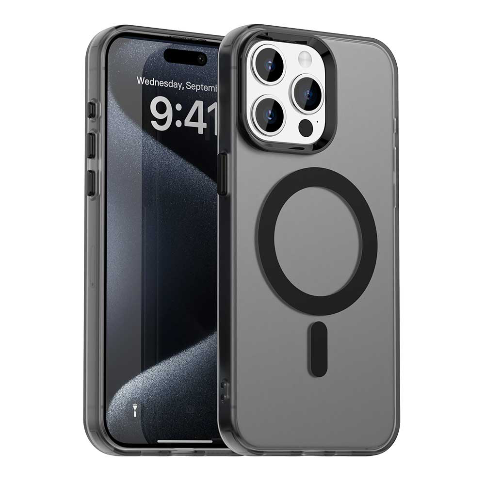 Techsuit CandyCase MagSafe pro iPhone 15 Pro Max černý