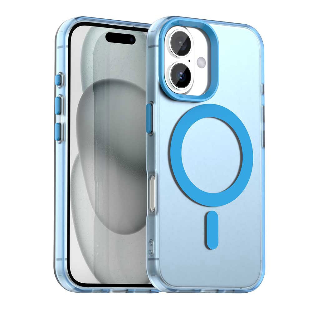 Techsuit CandyCase MagSafe pro iPhone 16 modrá