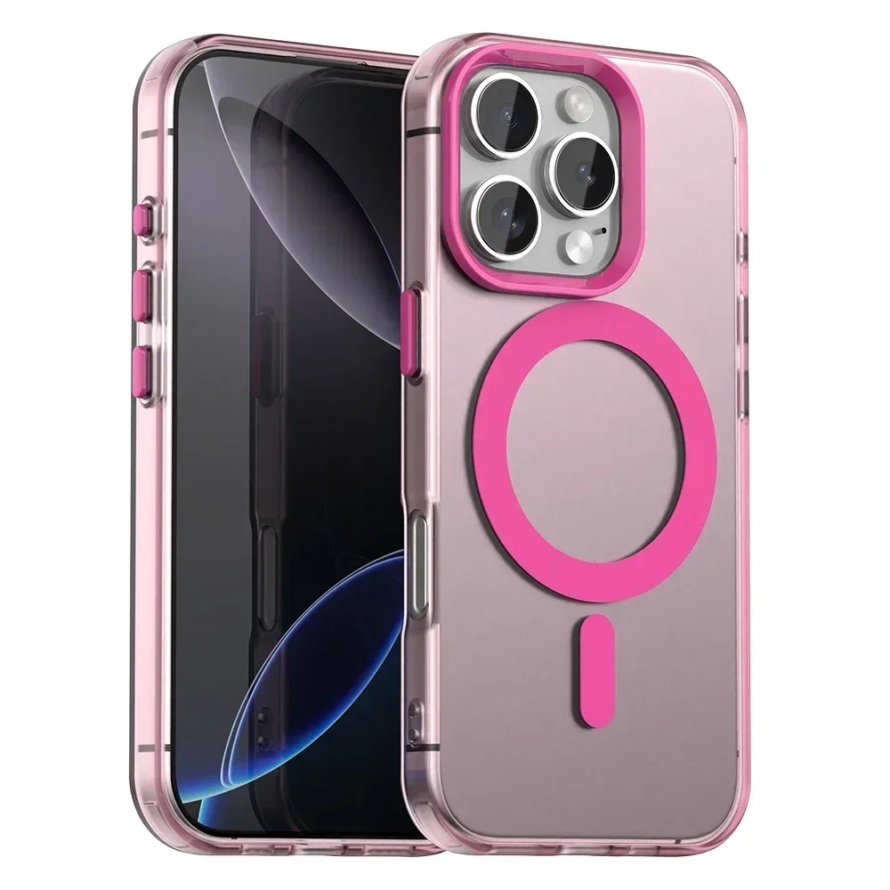 Techsuit CandyCase MagSafe pro iPhone 16 Pro Max růžová