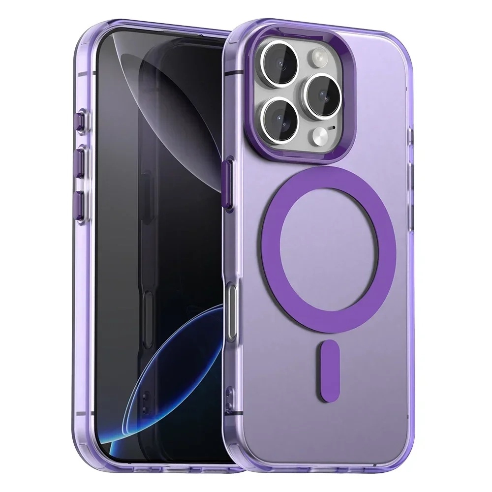 Techsuit CandyCase MagSafe pro iPhone 16 Pro Max fialová