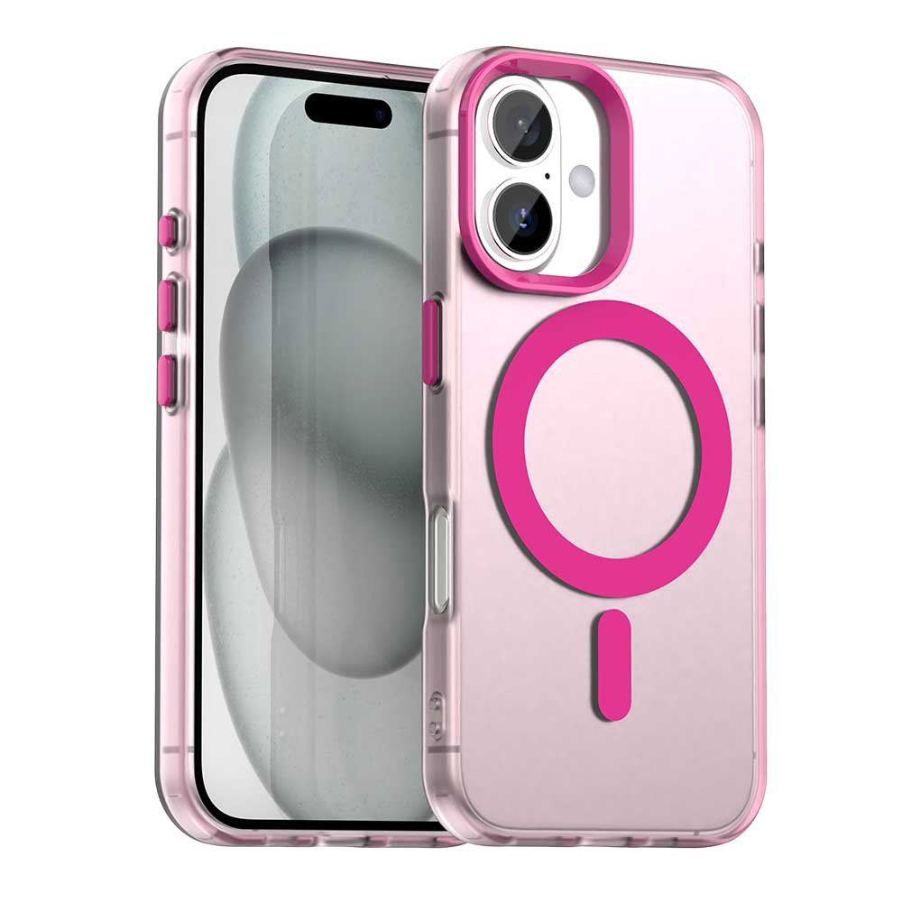 Techsuit CandyCase MagSafe pro iPhone 17 růžová