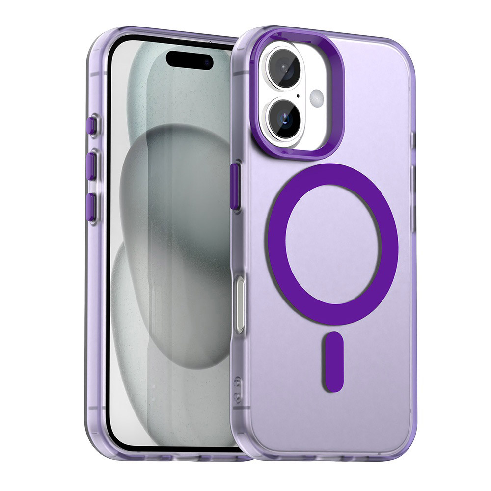 Techsuit CandyCase MagSafe pro iPhone 17 fialová
