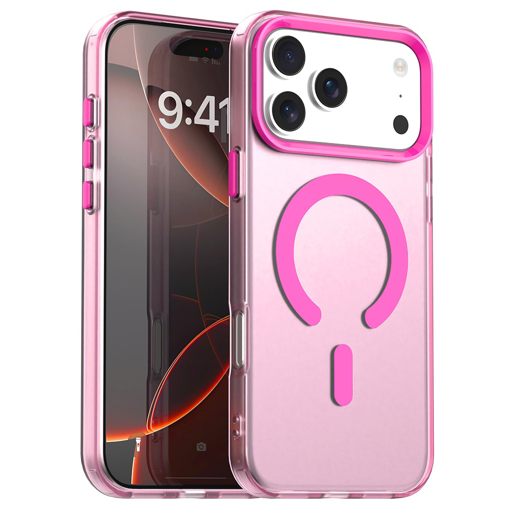 Techsuit CandyCase MagSafe pro iPhone 17 Pro Max růžová