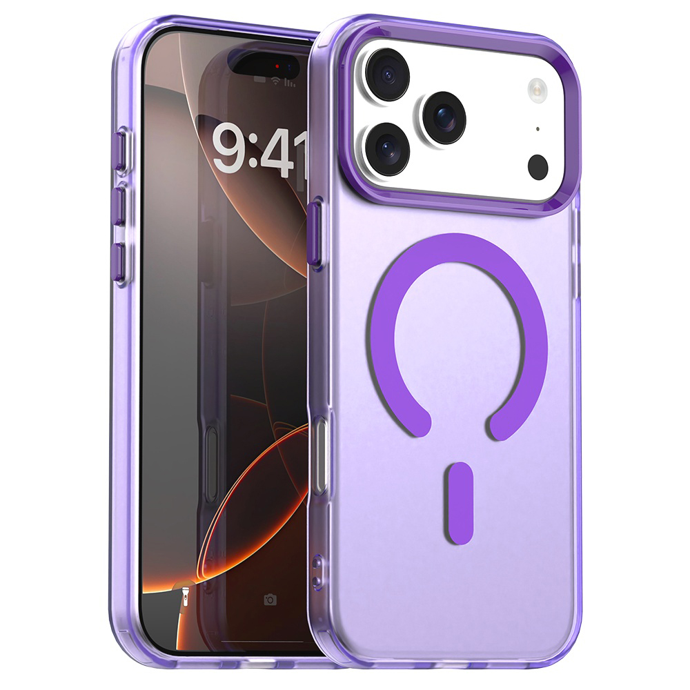 Techsuit CandyCase MagSafe pro iPhone 17 Pro Max fialová