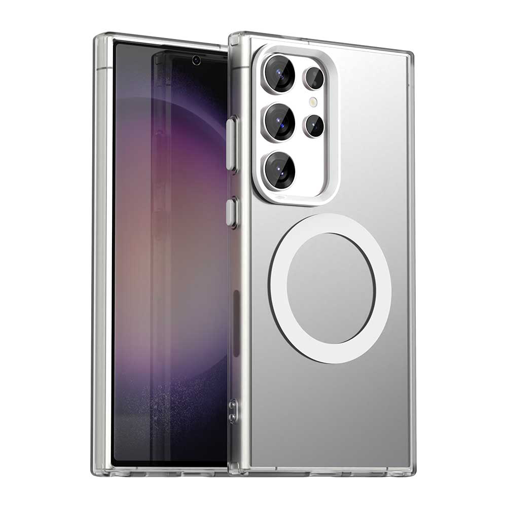 Techsuit CandyCase MagSafe pro Samsung Galaxy S23 Ultra bílá