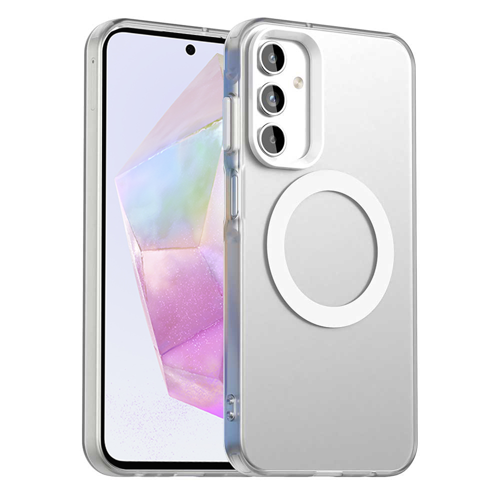 Pouzdro Techsuit CandyCase MagSafe pro Samsung Galaxy A35 5G bílé