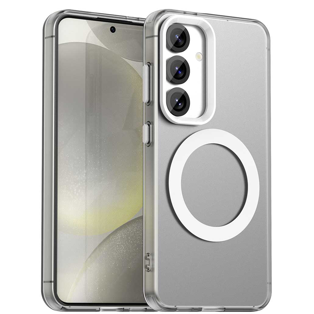 Pouzdro Techsuit CandyCase MagSafe pro Samsung Galaxy S24 FE bílé