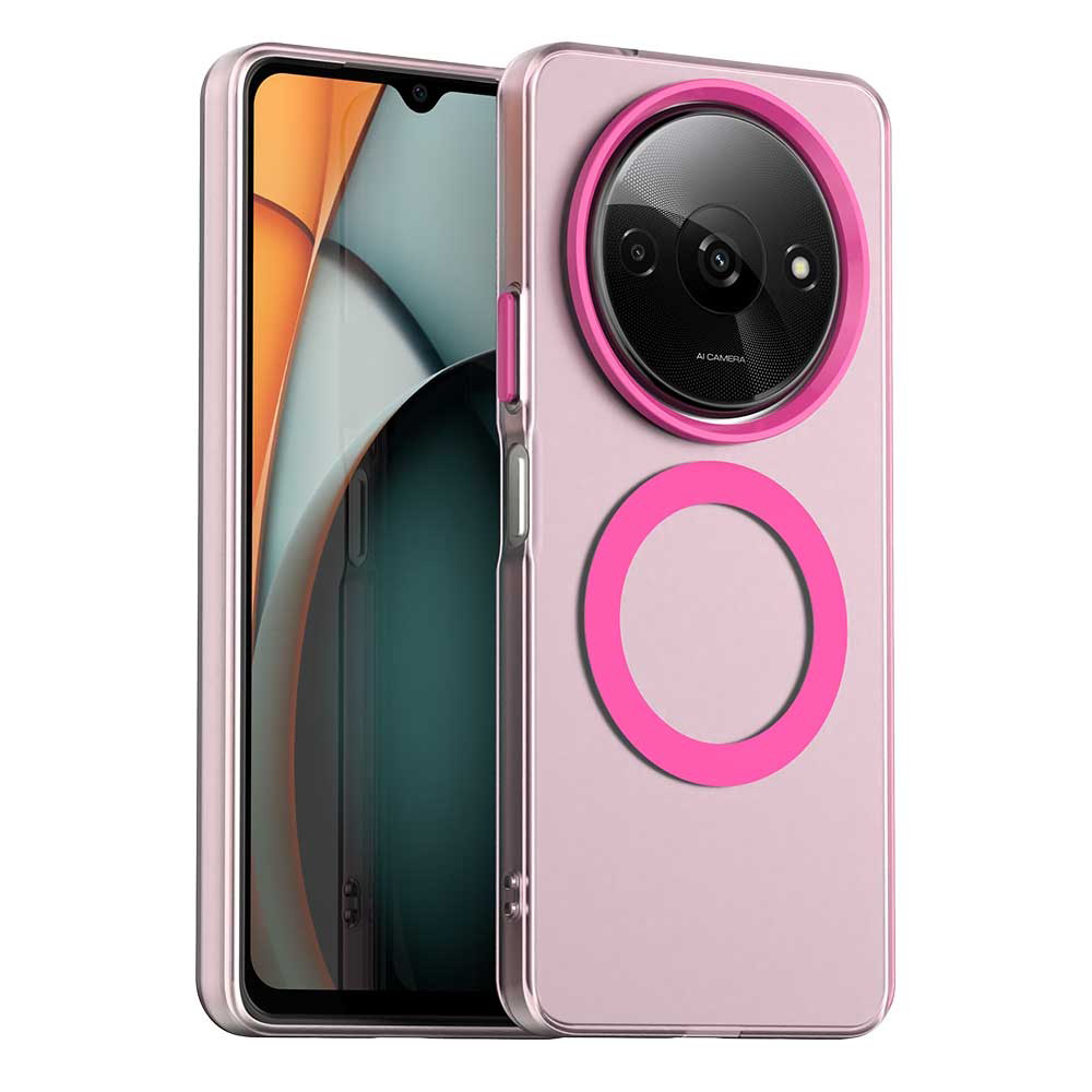 Techsuit CandyCase MagSafe pro Xiaomi Redmi A3 Redmi A3x růžová