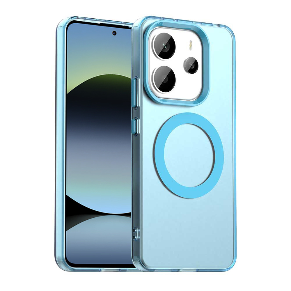 Techsuit CandyCase MagSafe pro Xiaomi Redmi Note 14 5G modrá