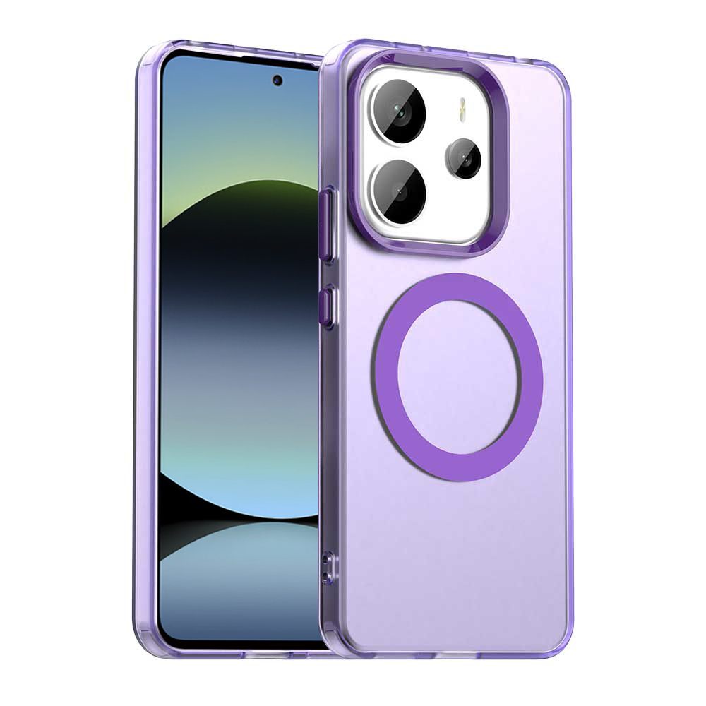 Techsuit CandyCase MagSafe pro Xiaomi Redmi Note 14 5G fialová