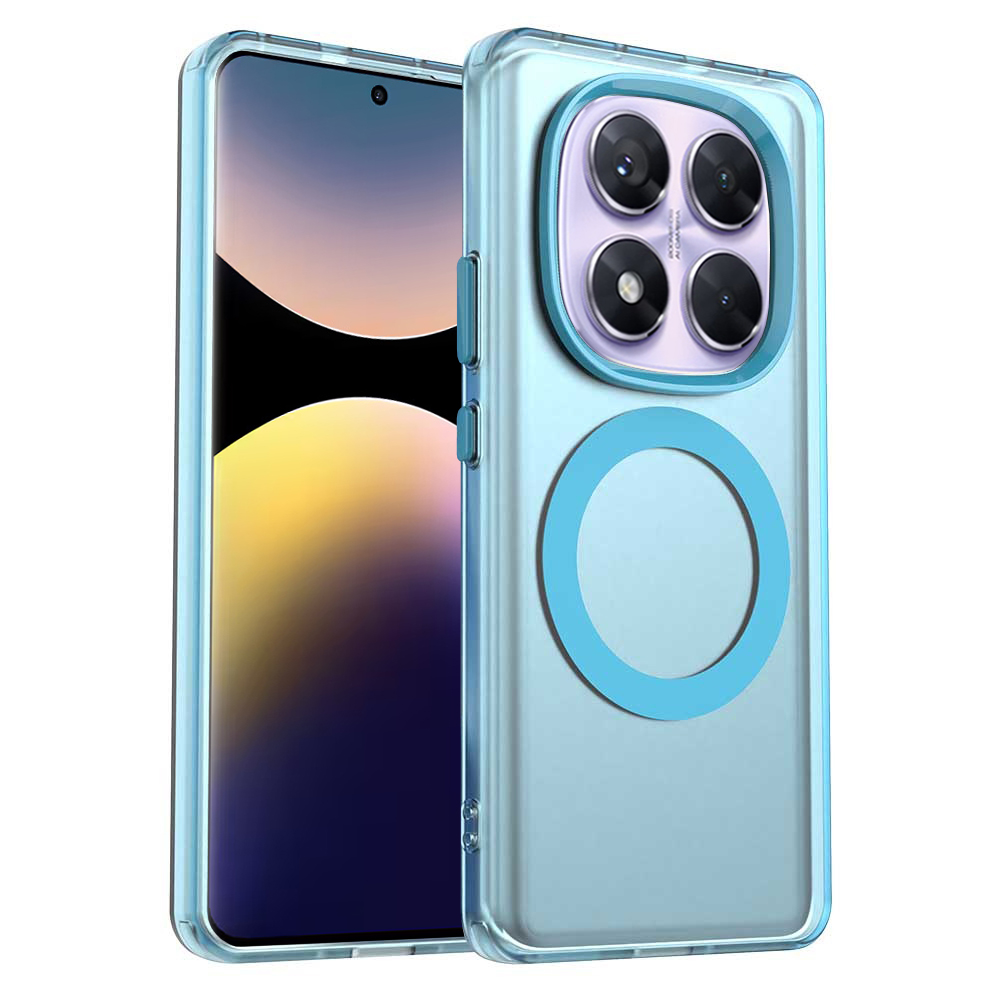 Techsuit CandyCase MagSafe pro Xiaomi Redmi Note 14 Pro 5G Poco X7 modrá