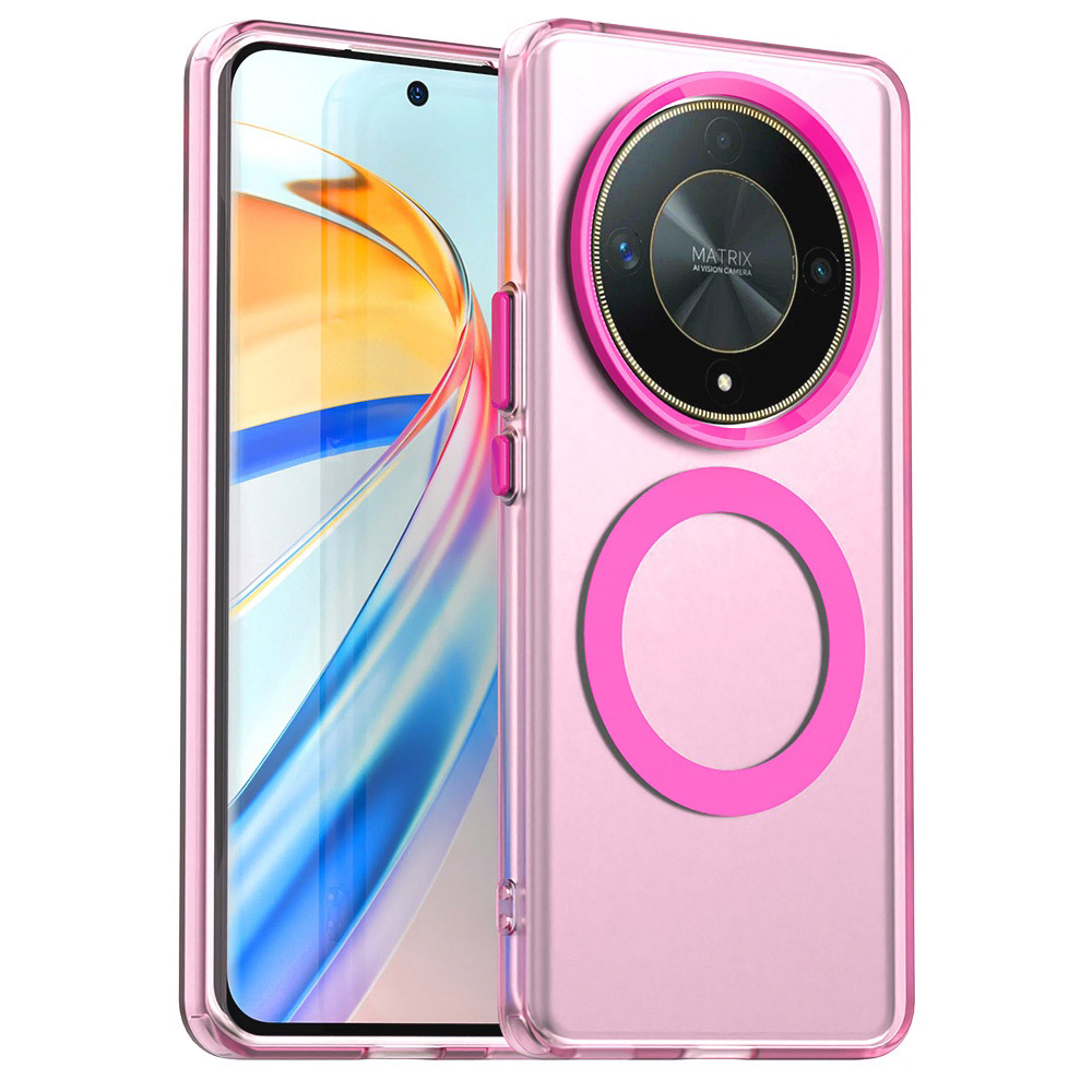 Techsuit CandyCase MagSafe pro Honor Magic6 Lite růžová
