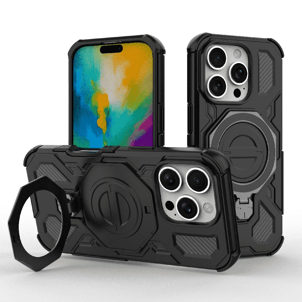Techsuit Carbon Shield PRO pro iPhone 16 Pro Max černý