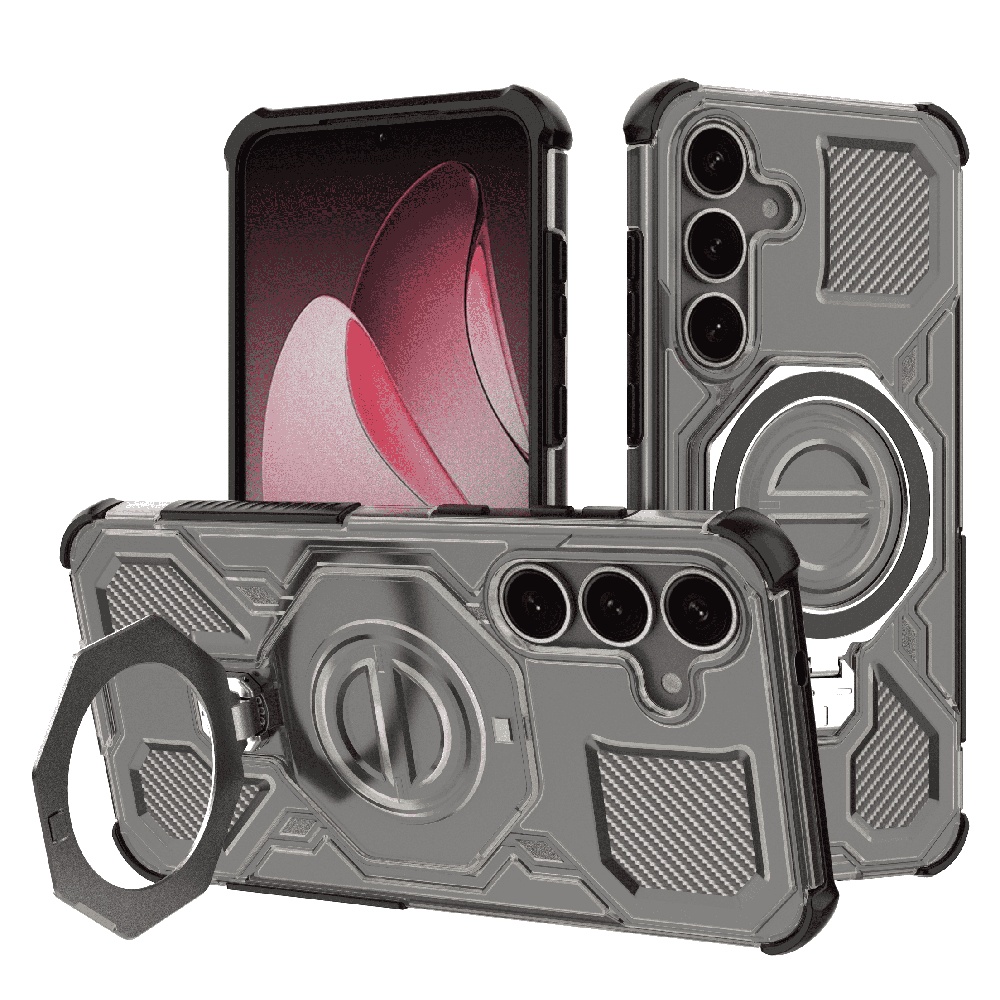 Techsuit Carbon Shield PRO pro Samsung Galaxy S25 v kouřově černé