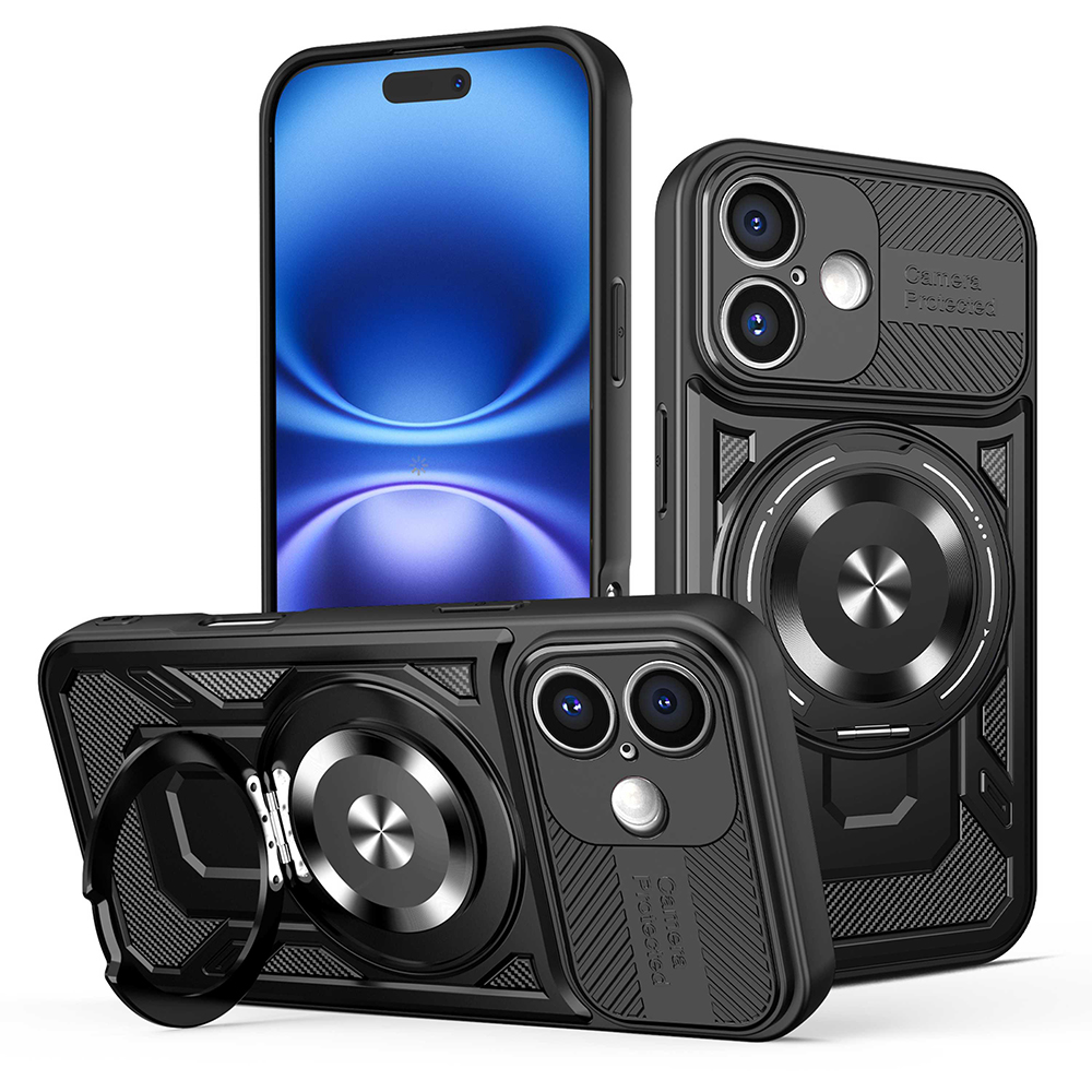 Techsuit RuggedCam pro iPhone 16 černá