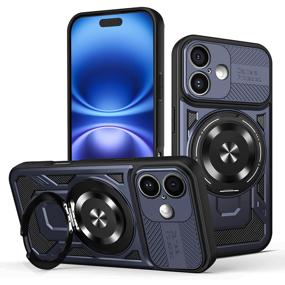 Techsuit RuggedCam pro iPhone 16 modrá