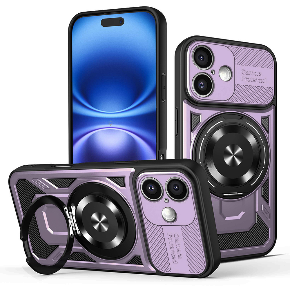 Techsuit RuggedCam pro iPhone 16 fialová