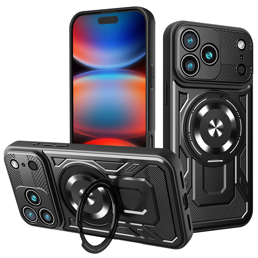 Techsuit RuggedCam pro iPhone 17 Pro Max černý