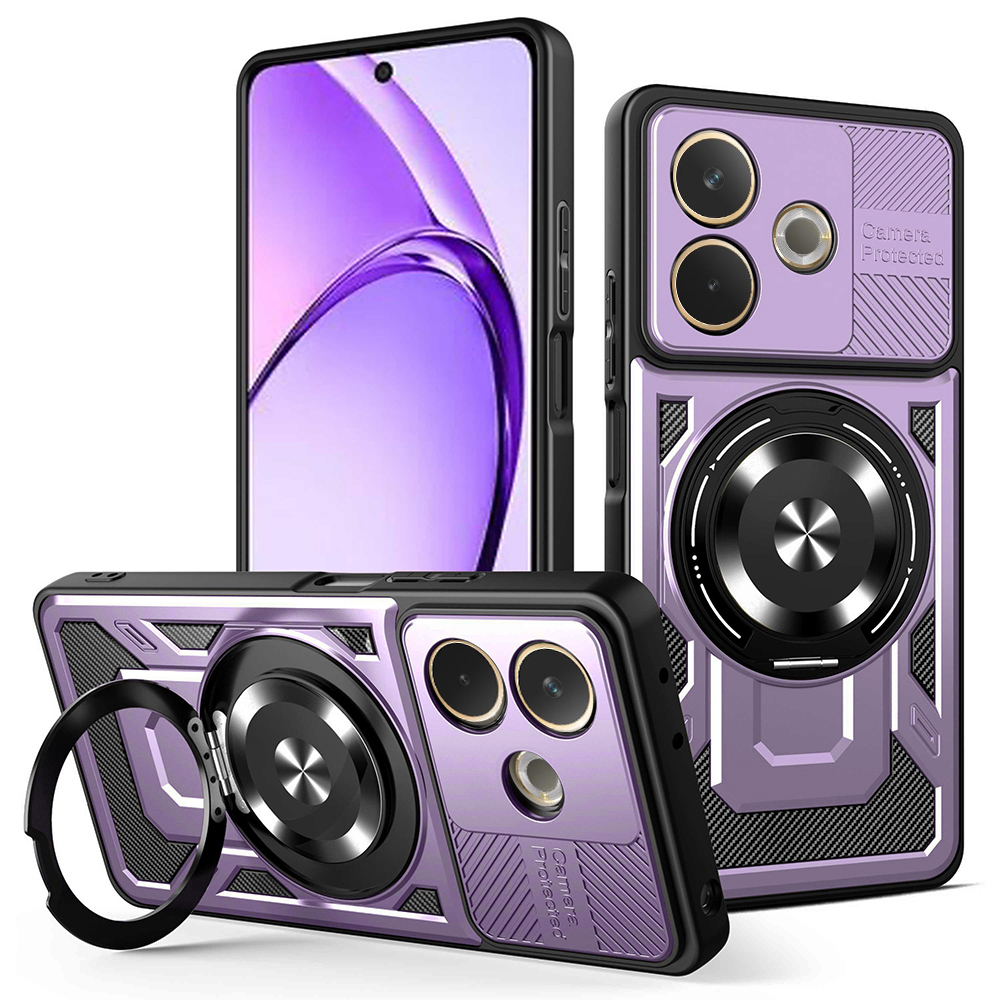 Techsuit RuggedCam pro Oppo A5 Pro 4G A5 Pro 5G fialová