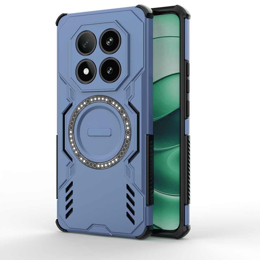 Pouzdro Techsuit ArmorMag pro Xiaomi Redmi Note 14 Pro 4G modré