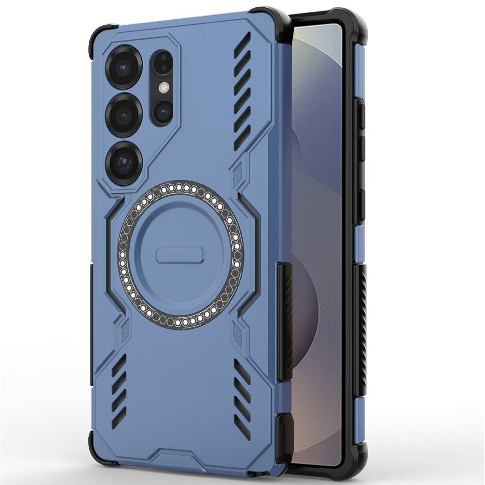 Pouzdro Techsuit ArmorMag pro Samsung Galaxy S25 Ultra modré