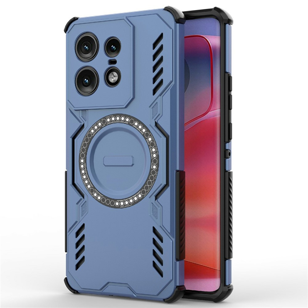 Pouzdro Techsuit ArmorMag pro Motorola Edge 50 Pro modré