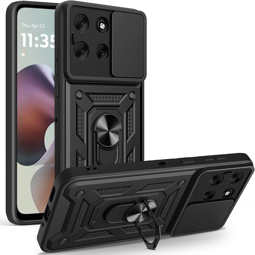 Techsuit CamShield Series pouzdro pro Motorola Moto G56 černé