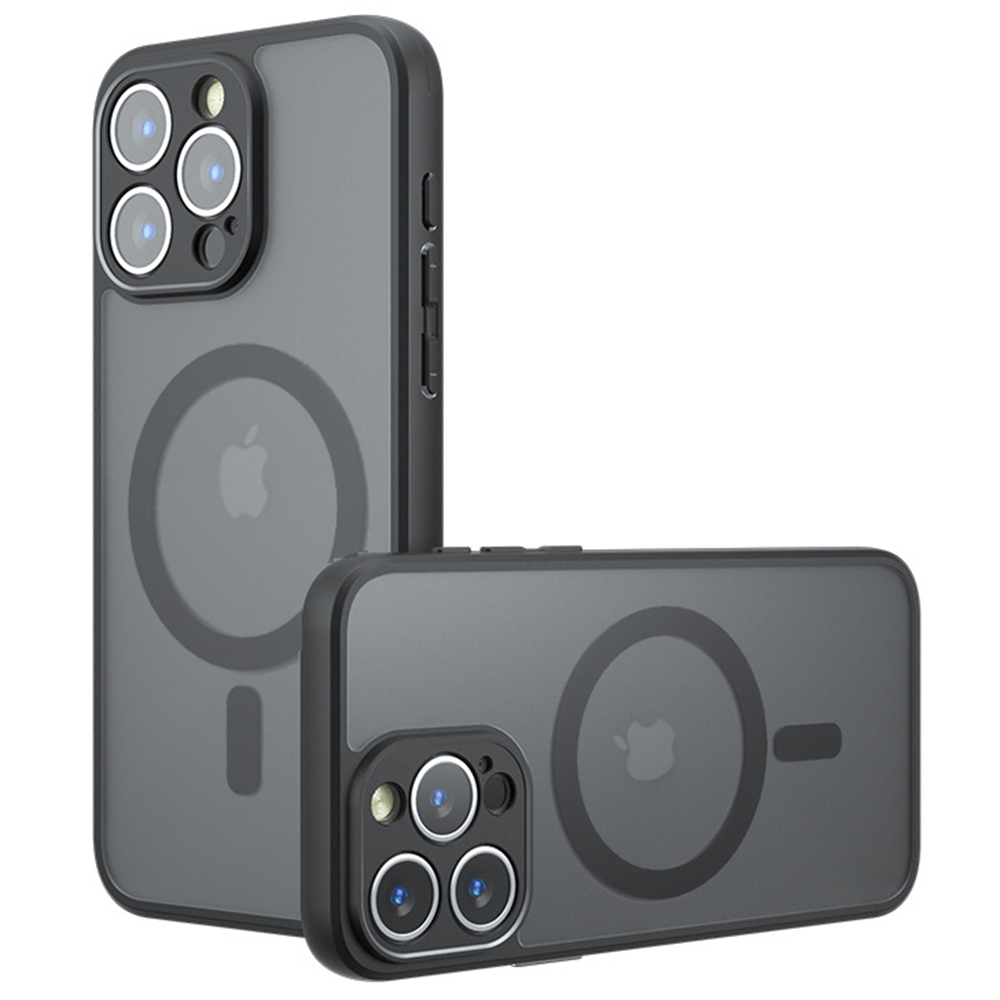 Techsuit PureFrost MagSafe iPhone 15 Pro Max matná černá