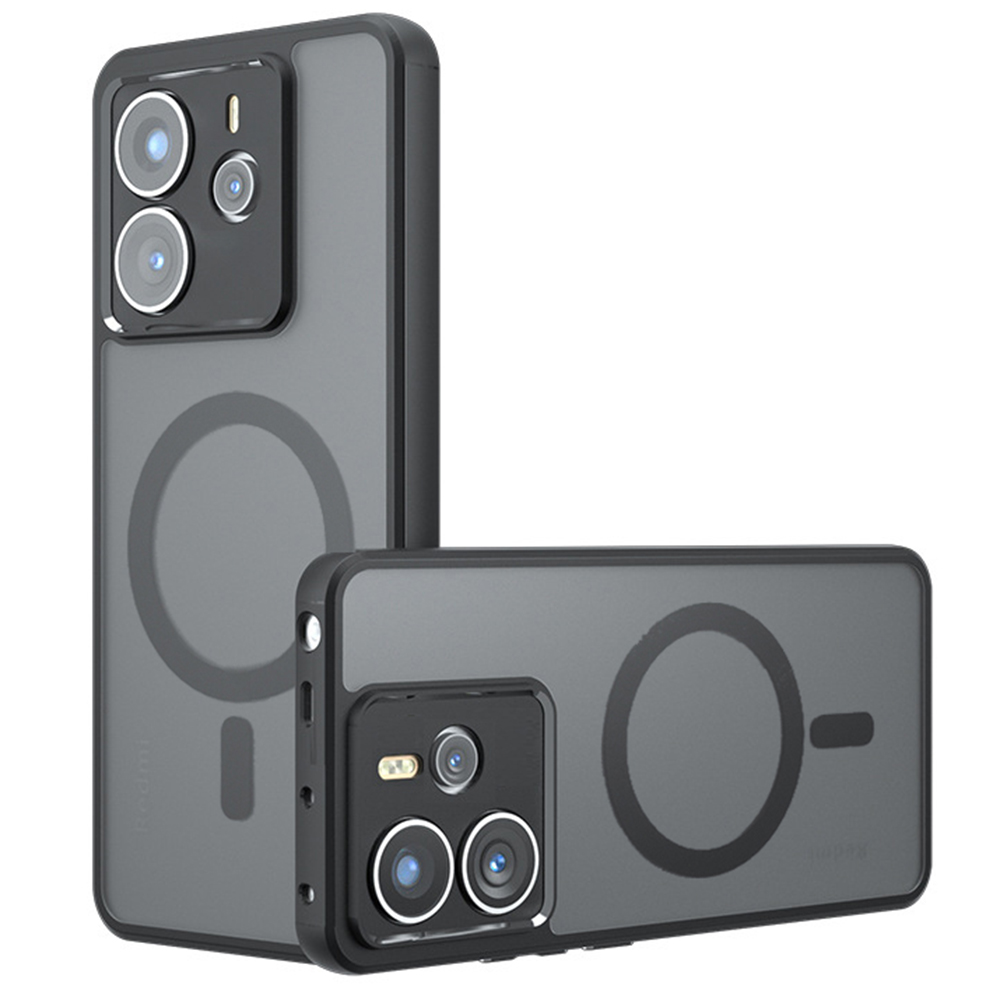 Techsuit PureFrost MagSafe pro Xiaomi Redmi Note 14 5G v matné černé