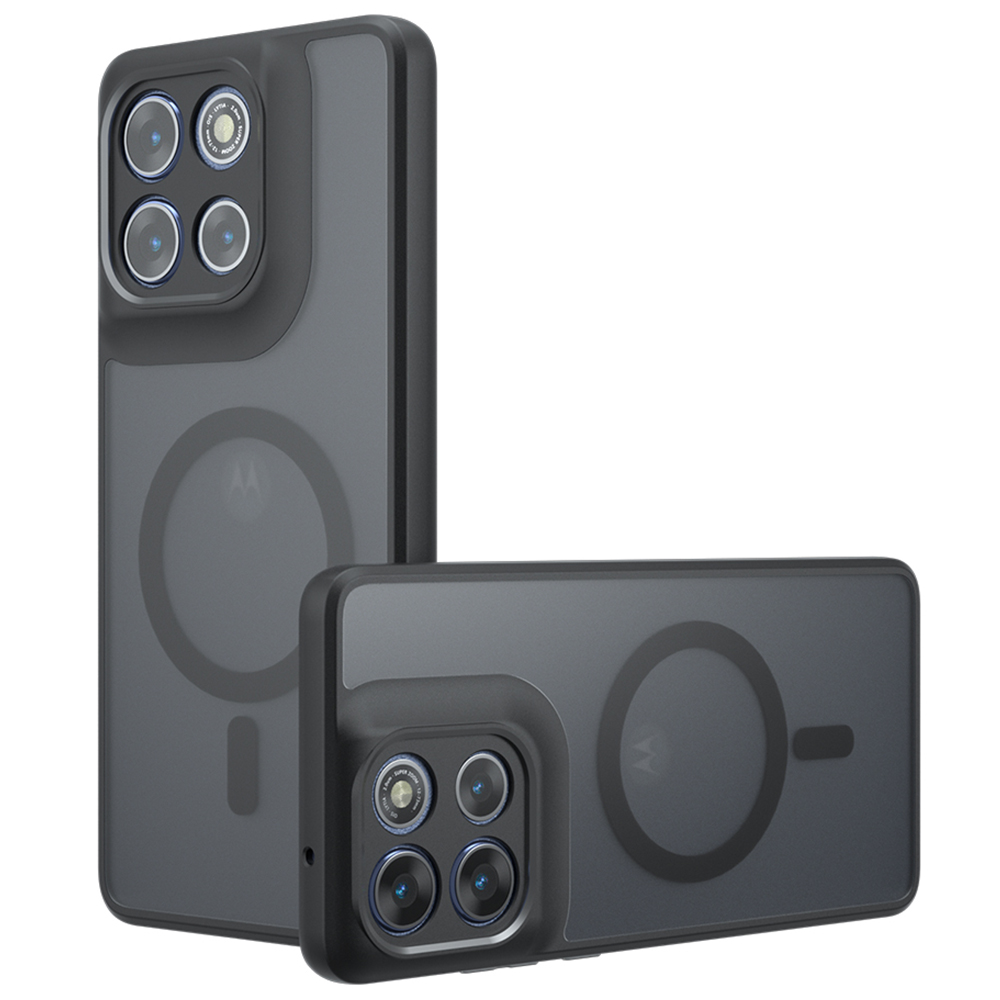 Techsuit PureFrost MagSafe pro Motorola Moto G86 G86 Power Černá Frosted