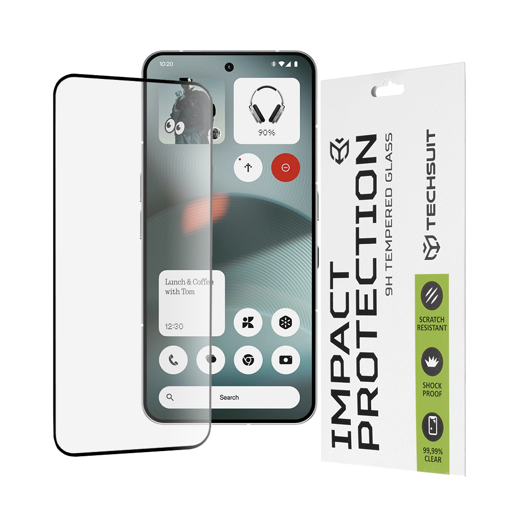 Ochranné sklo Techsuit 111D pro Nothing Phone 3 černé