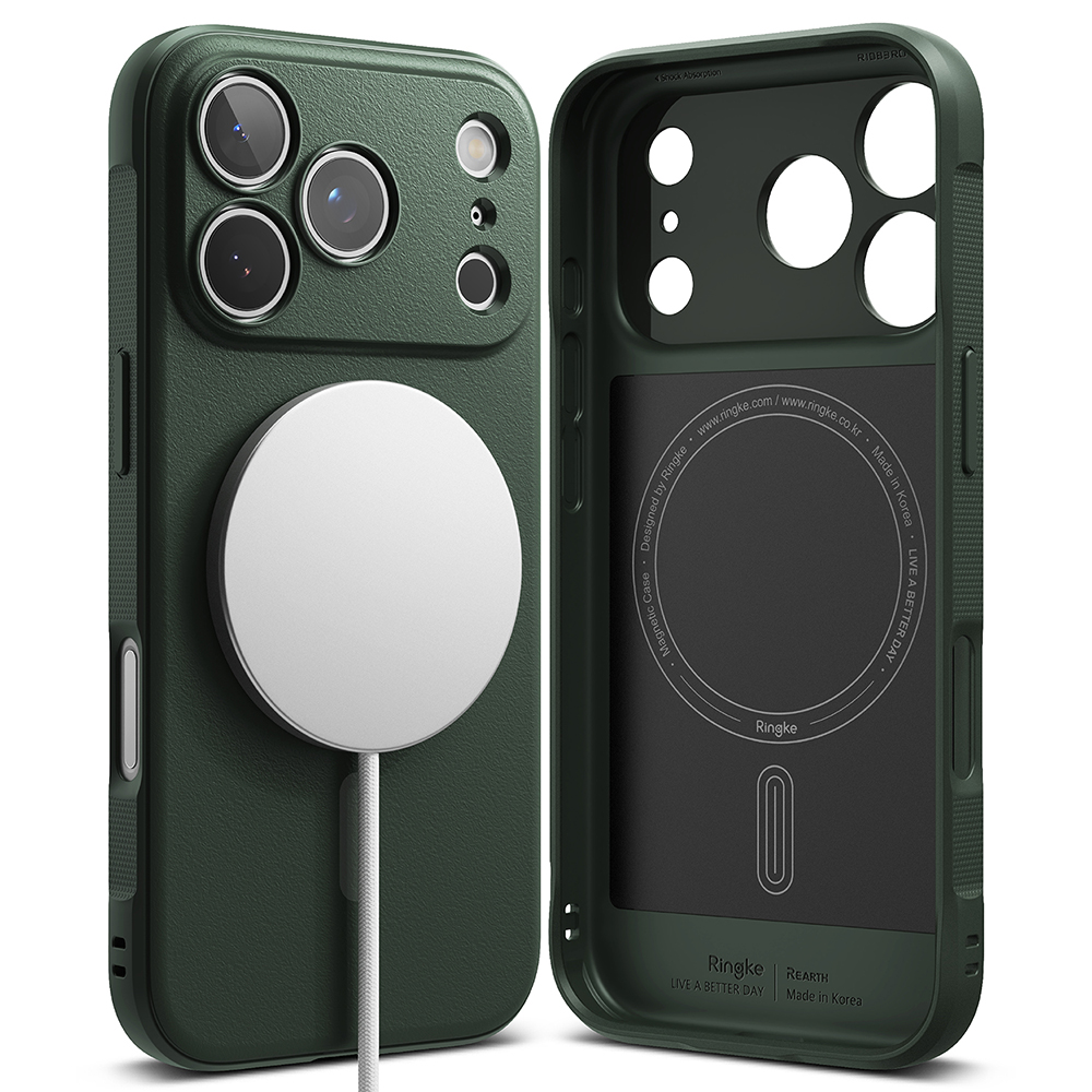Ringke Onyx MagSafe pro iPhone 17 Pro tmavě zelená