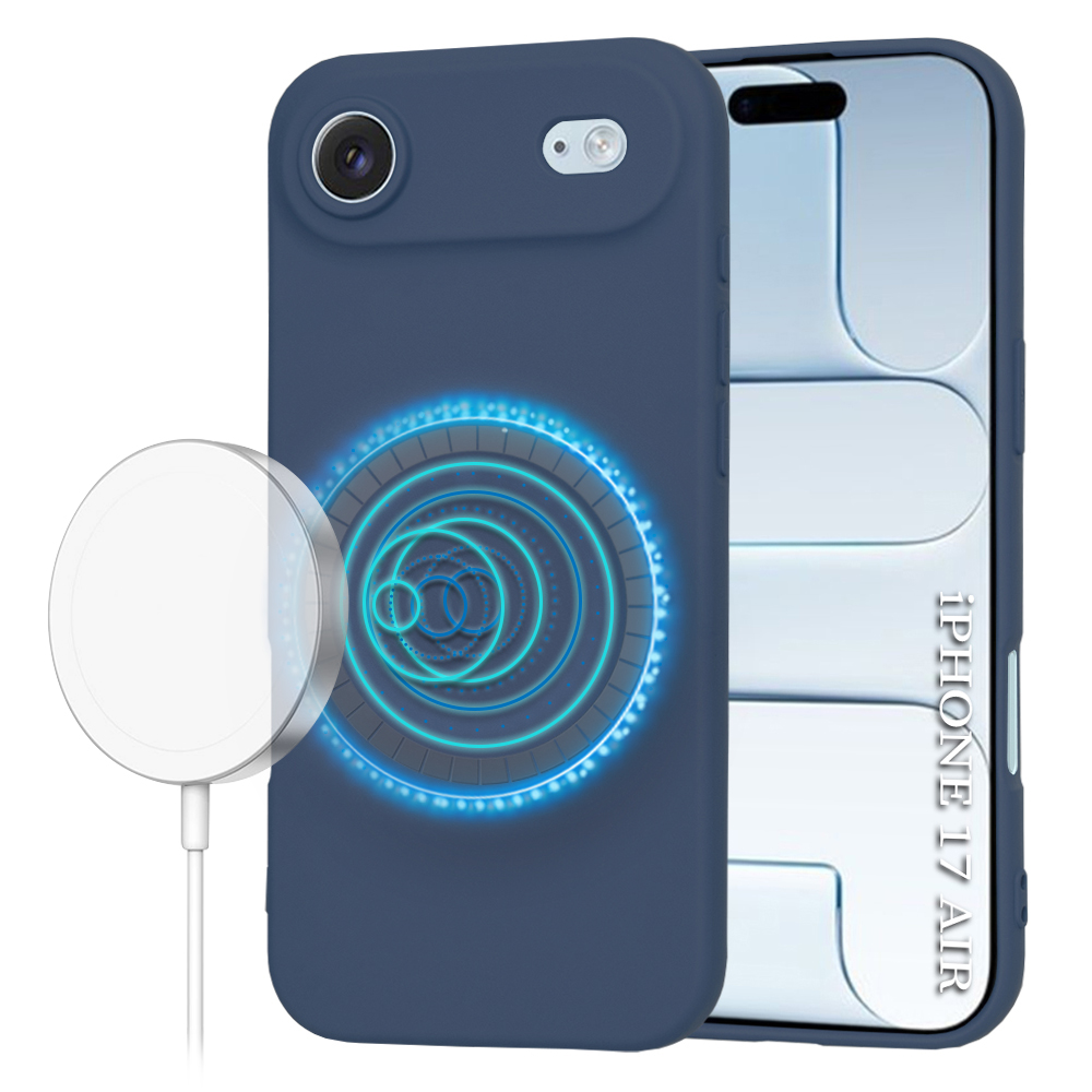 Techsuit SoftFlex MagSafe pro iPhone 17 Air v námořnické modré