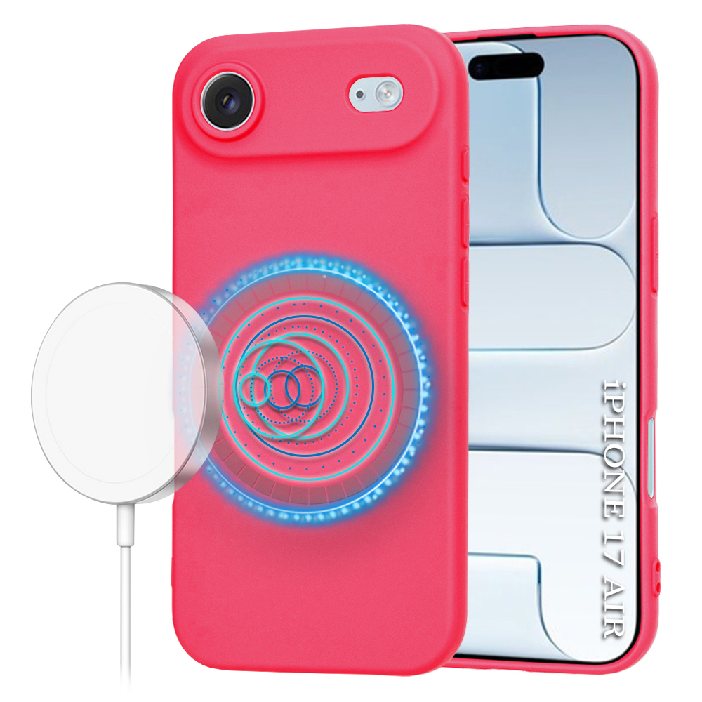 Techsuit SoftFlex MagSafe pro iPhone 17 Air růžový