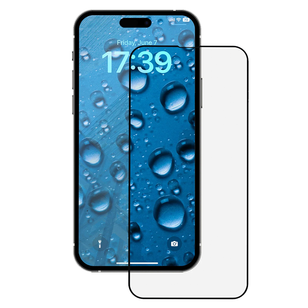 Ochranné sklo ANANK 2.5D pro iPhone 15 černé